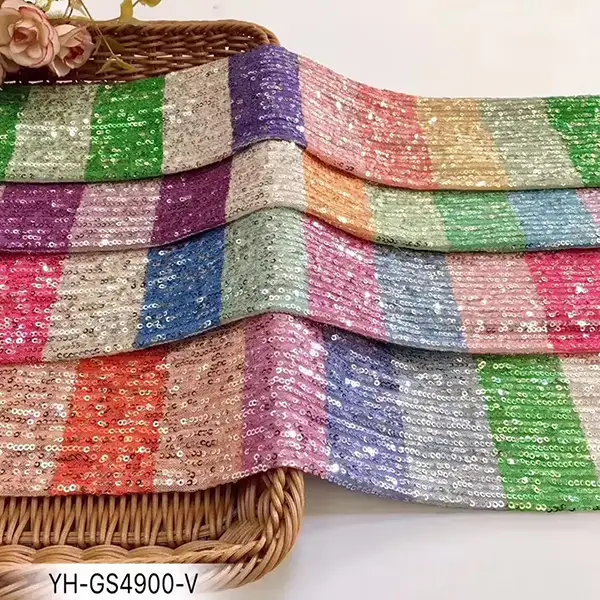 New Arrival Fashion Luxury 3d Embroidery Sequin Lace Fabric Liturgical Lace Fabric