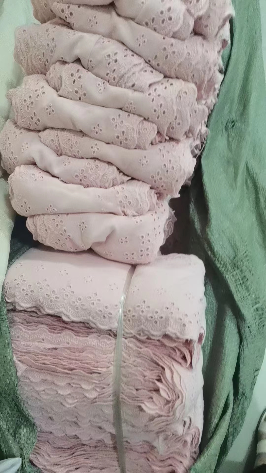 T/C Cotton Lace Trimming Embroidery Cotton Lace Trim Flower T/C Eyelet Lace Trimming