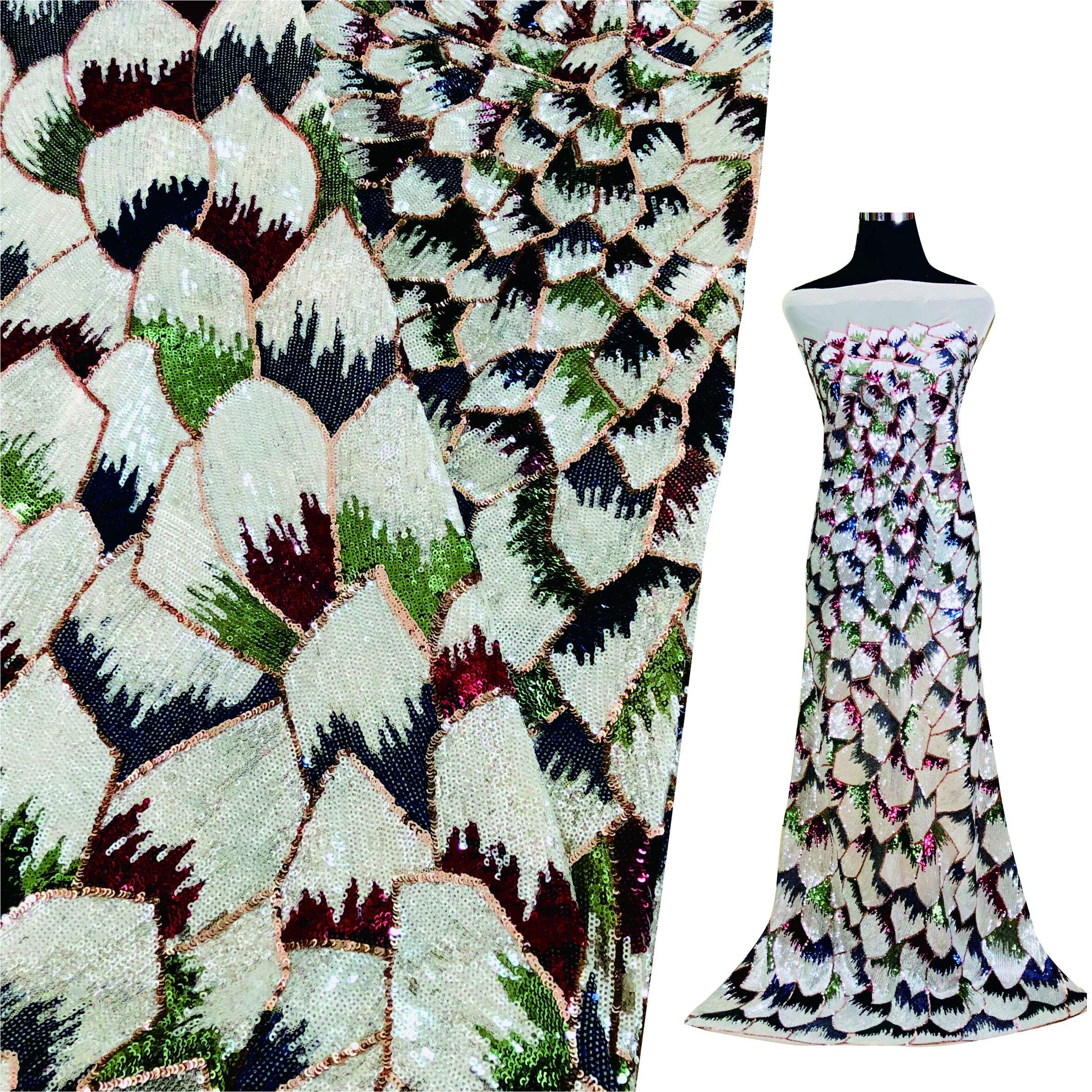 Handizkako Handizkako Brodatutako Popular Sequin Sarrera
