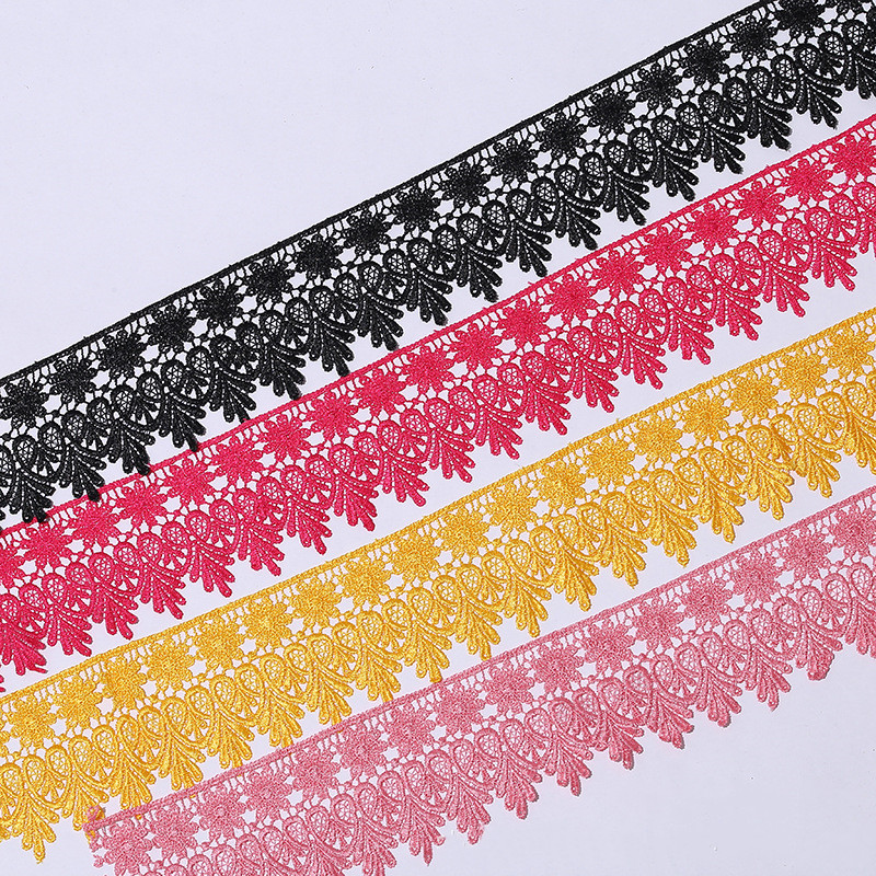 New Arrival Decorative Clothing Sewing Beautiful Braided Sequined Pearl Beaded Lace Trims